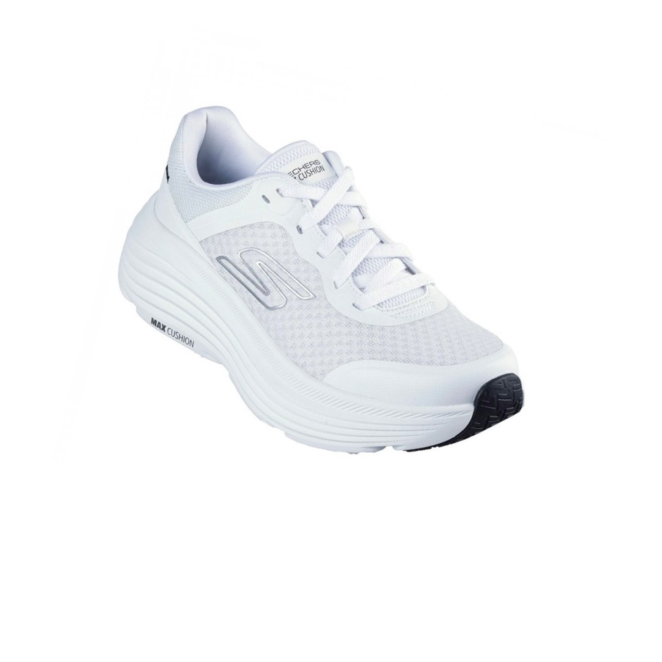 Women's Running Shoes White - Skechers Max Cushioning Endeavour
