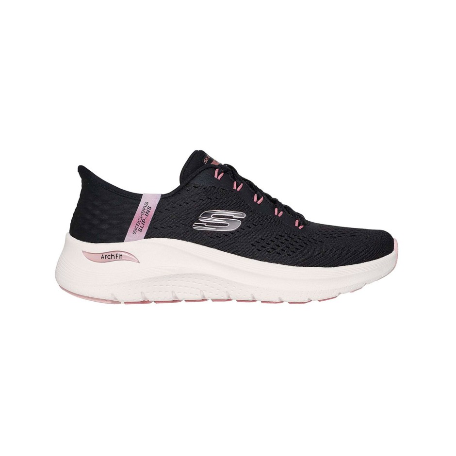 Γυναικεία Παπούτσια για Τρέξιμο Μαύρα - Skechers Arch Fit 2.0-Easy Chic