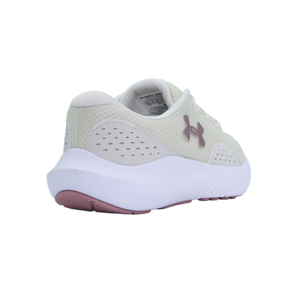 Γυναικεία Παπούτσια για Τρέξιμο Εκρού - Under Armour Charged Surge 4