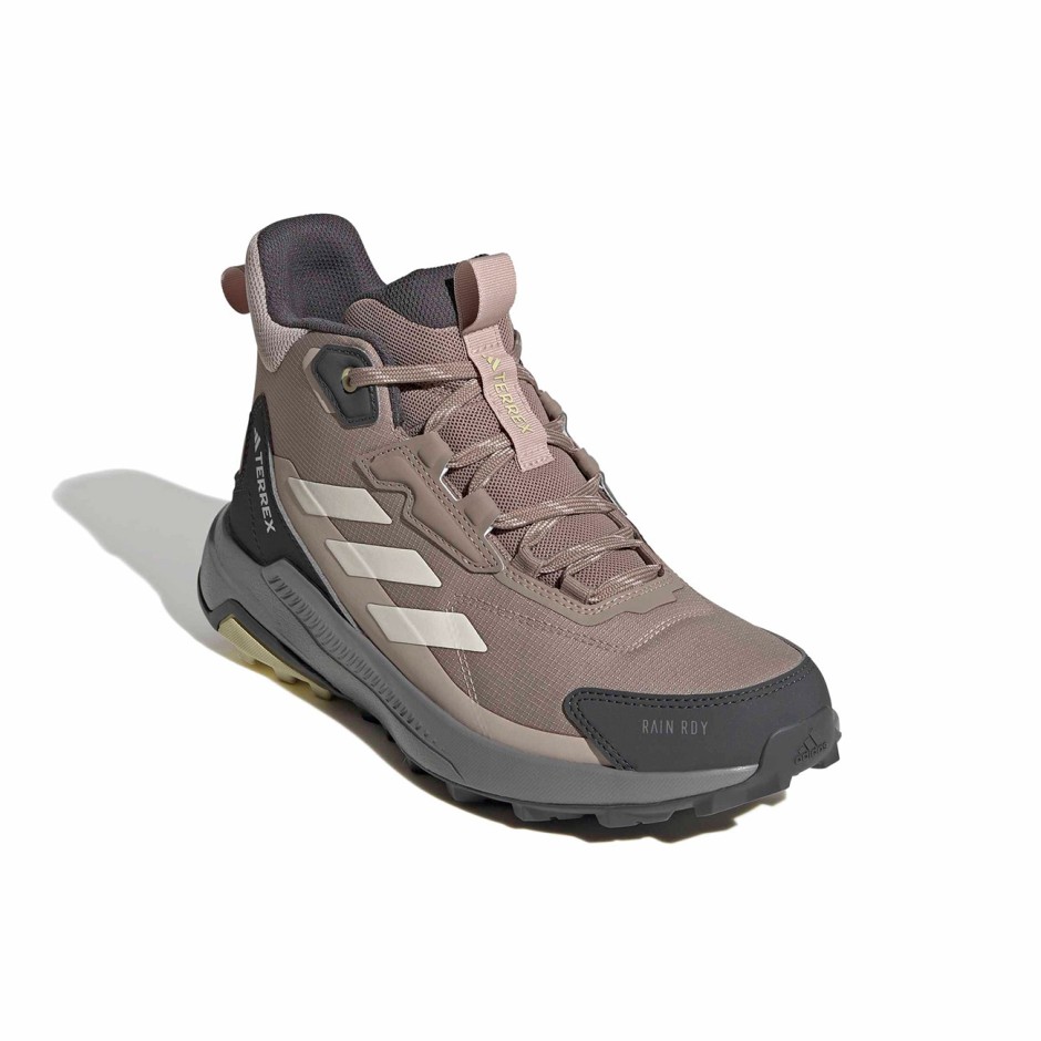 Γυναικεία Ορειβατικά Παπούτσια Μπεζ - adidas Performance Terrex Anylander Mid Rain.Rdy