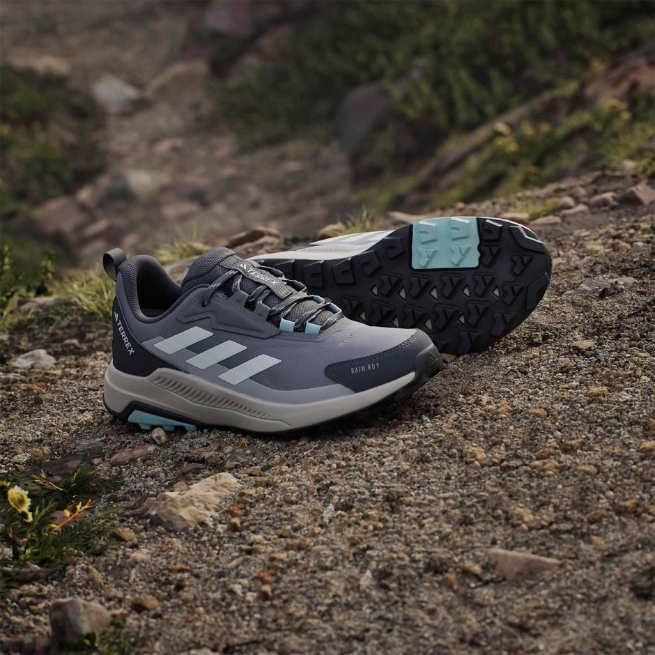 Women's Hiking Shoes Grey - adidas Performance Terrex Anylander Rain.Rdy