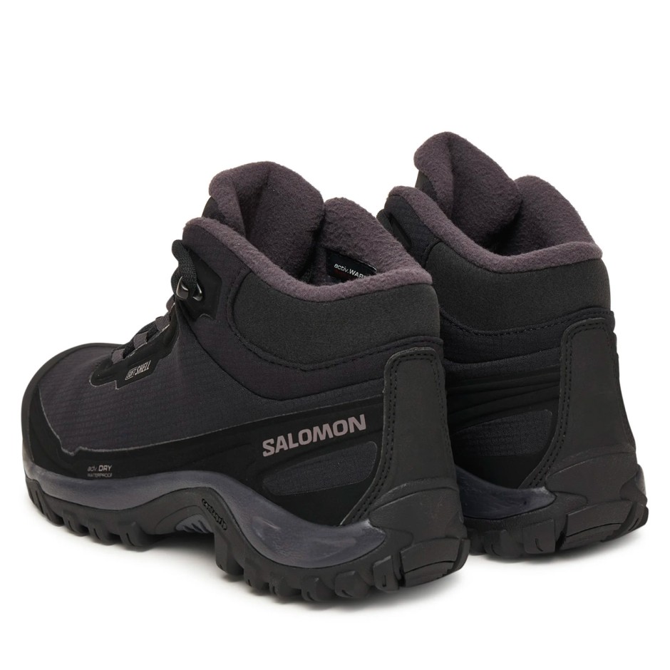 Γυναικεία Ορειβατικά Παπούτσια Μαύρα - Salomon Shelter Waterproof