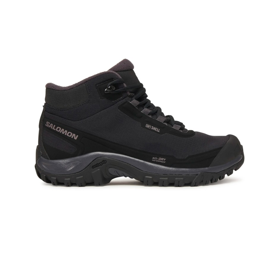 Γυναικεία Ορειβατικά Παπούτσια Μαύρα - Salomon Shelter Waterproof