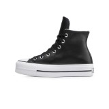 CONVERSE CHUCK TAYLOR ALL STAR CLEAN LEATHER PLATFORM 561675C Black Image 0