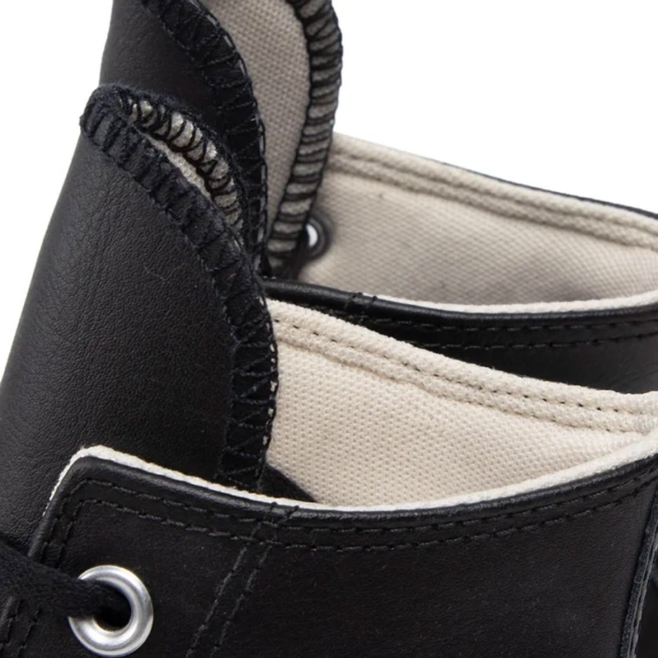 CONVERSE CHUCK TAYLOR ALL STAR CLEAN LEATHER PLATFORM 561675C Black