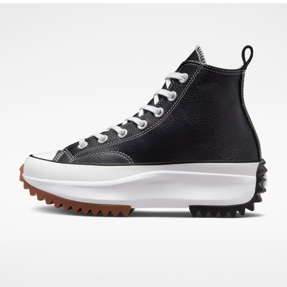 Γυναικεία Sneakers Μαύρα - Converse Run Star Hike Platform Foundational Leather