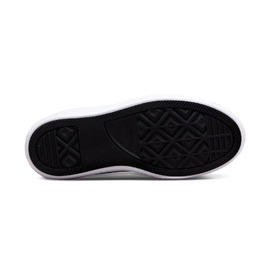 Γυναικεία Sneakers Μαύρα - Converse Chuck Taylor All Star Move Platform Leather 