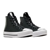 Converse Chuck Taylor All Star Lift Platform Sparkle Party Μαύρο - Γυναικεία Παπούτσια Εικόνα 0