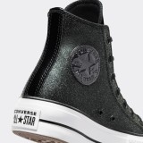 Converse Chuck Taylor All Star Lift Platform Sparkle Party Μαύρο - Γυναικεία Παπούτσια Εικόνα 2