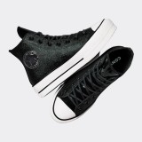 Converse Chuck Taylor All Star Lift Platform Sparkle Party Μαύρο - Γυναικεία Παπούτσια Εικόνα 3