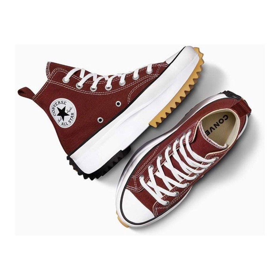 Converse Run Star Hike Platform Μπορντό - Γυναικεία Sneakers