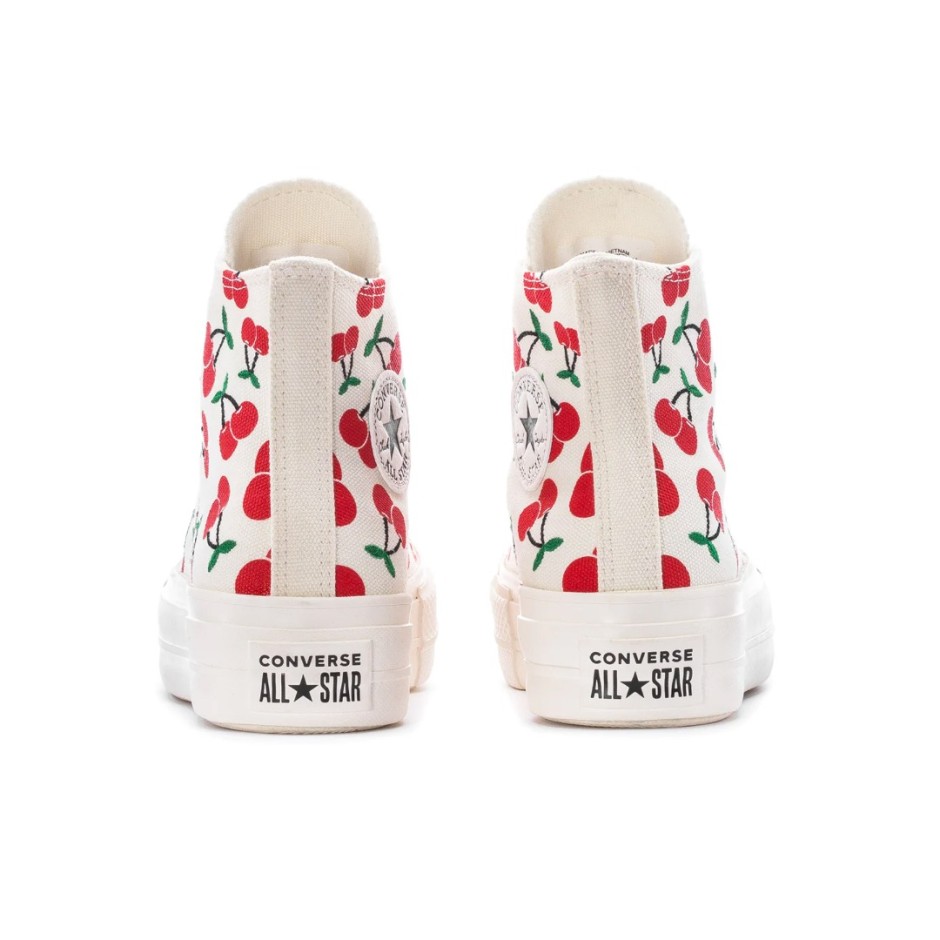 Γυναικεία Sneakers Πολύχρωμα - Converse Chuck Taylor All Star Lift Platform Cherries