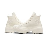 CONVERSE CHUCK TAYLOR ALL STAR HEEL LEATHER PLATFORM A10370C White Image 3