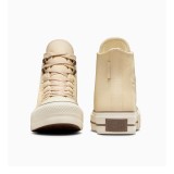 CONVERSE CHUCK TAYOR ALL STAR LIFT PLATFORM LEATHER A11158C Ecru Image 2
