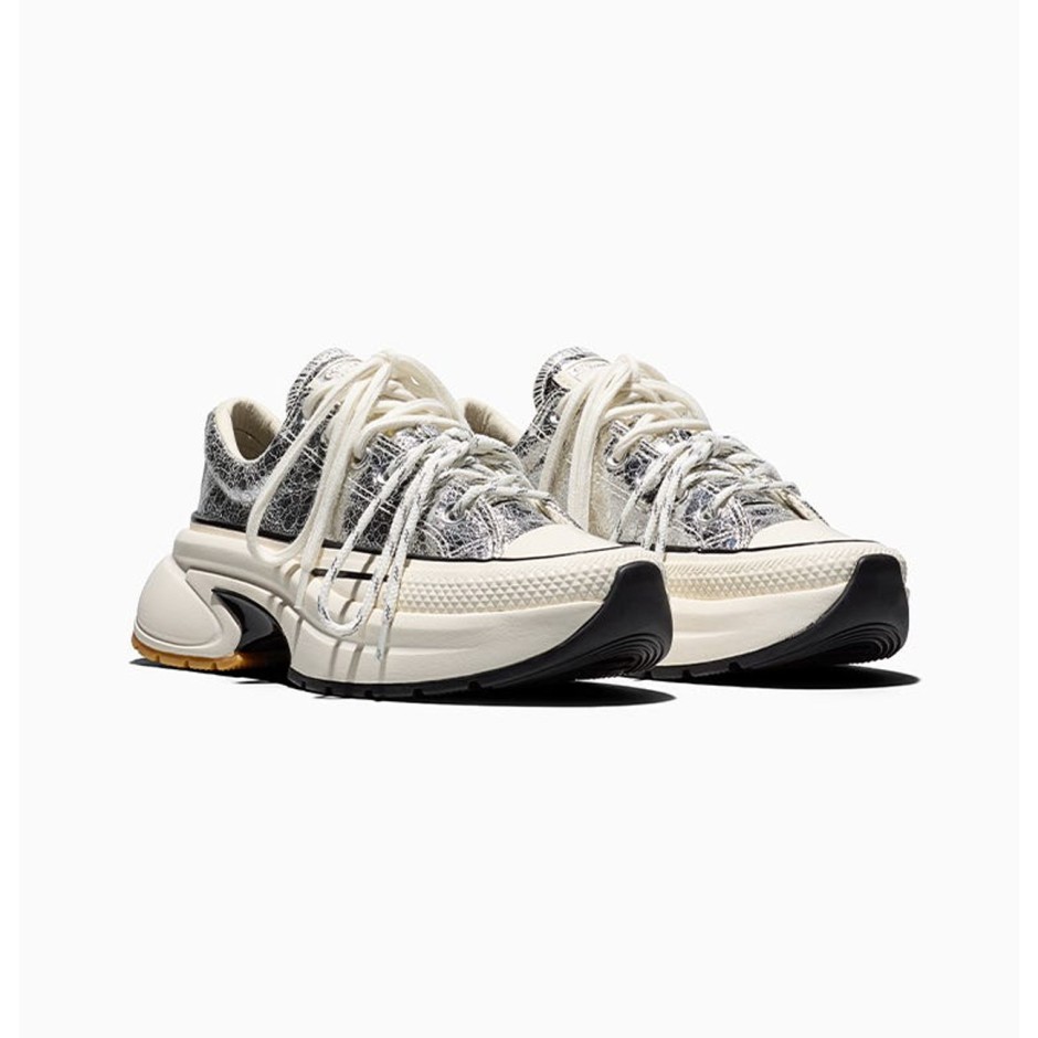Γυναικεία Sneakers Ασημί - Converse Run Star Crush