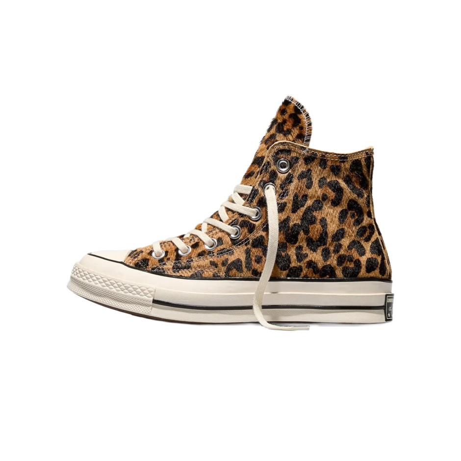 Women's Sneakers Brown - Converse Chuck 70 Leopard Pony Hair