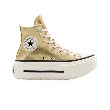 CONVERSE CHUCK TAYLOR ALL STAR DOUBLE STACK METALLIC A15164C Gold