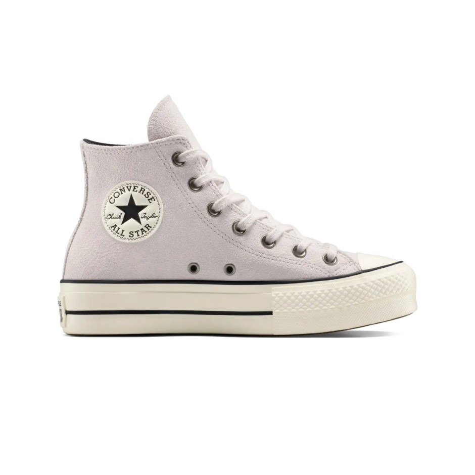 CONVERSE CHUCK TAYLOR ALL STAR PLATFORM COLORFUL SUEDE A14516C Ecru