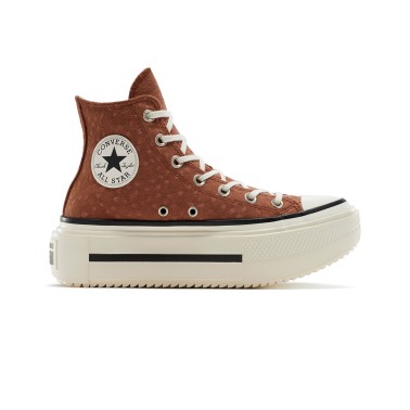 Γυναικεία Sneakers Καφέ - Converse Chuck Taylor All Star Lift Double Stack Platform Deer