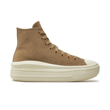 Γυναικεία Sneakers Καφέ - Converse Chuck Taylor All Star Move Platform Colorful Suede