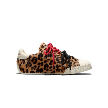 Γυναικεία Sneakers Καφέ - Converse Chuck Taylor Lo Leopard Pony Hair