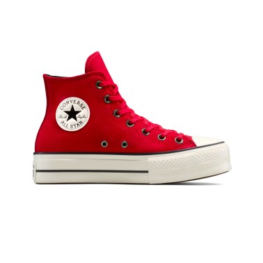CONVERSE CHUCK TAYLOR ALL STAR PLATFORM COLORFUL SUEDE A14515C Red
