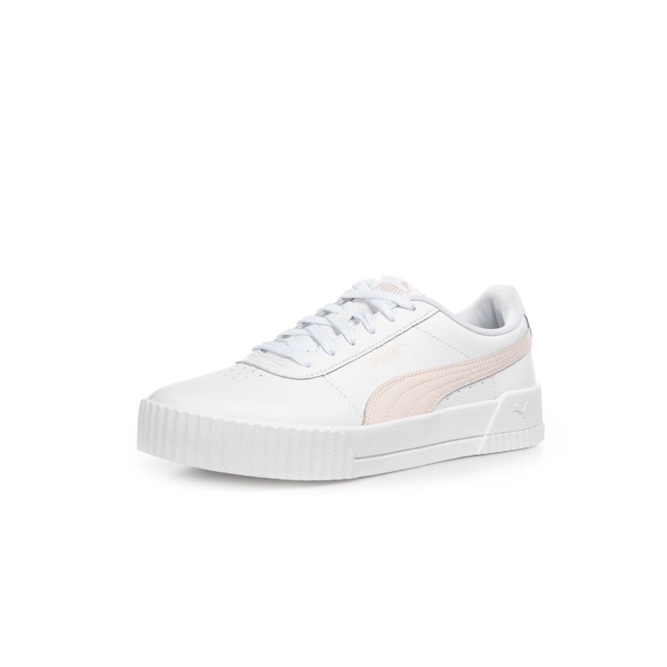 PUMA CARINA LEATHER WOMEN'S TRAINERS 370325-10 White