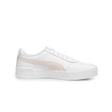 PUMA CARINA LEATHER WOMEN'S TRAINERS 370325-10 White Image 1