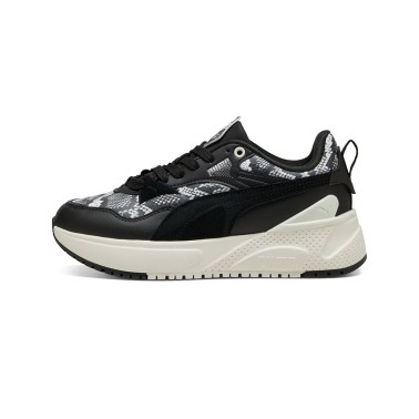 Γυναικεία Sneakers Μαύρα - PUMA R78 Disrupt Snake Chic