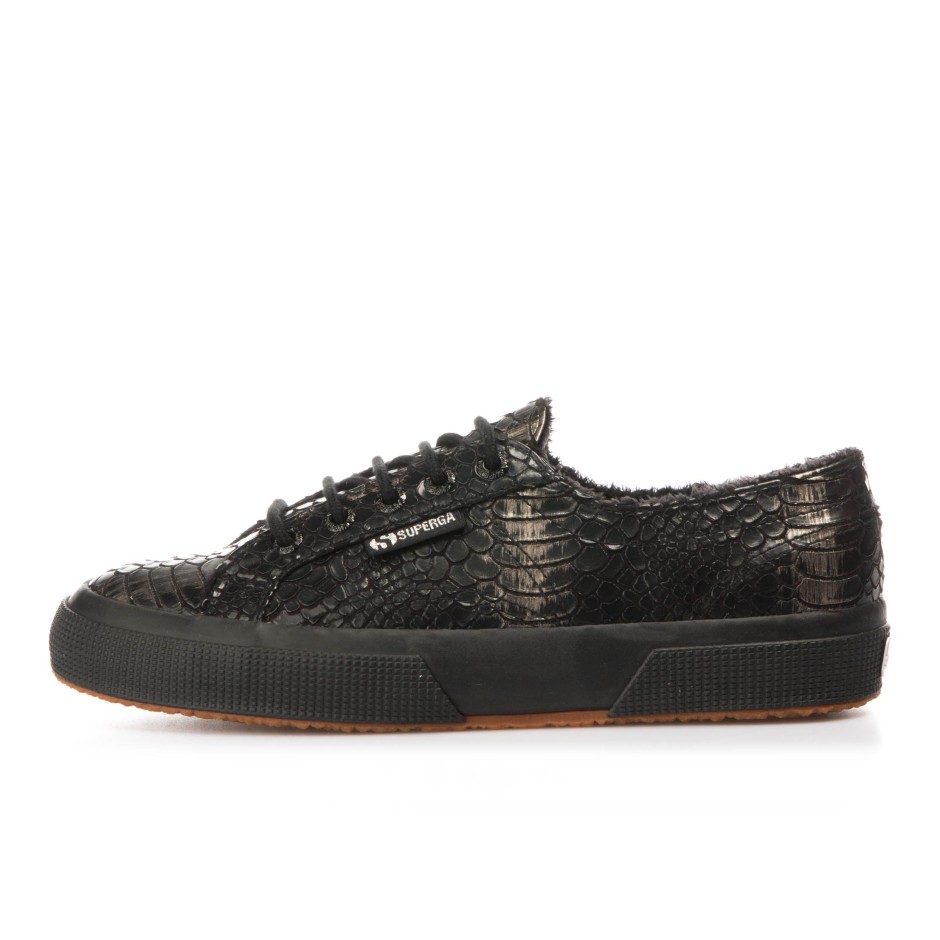 SUPERGA 2750-SYNBRUSHEDSNAKEW S00DFD0-965 Μαύρο