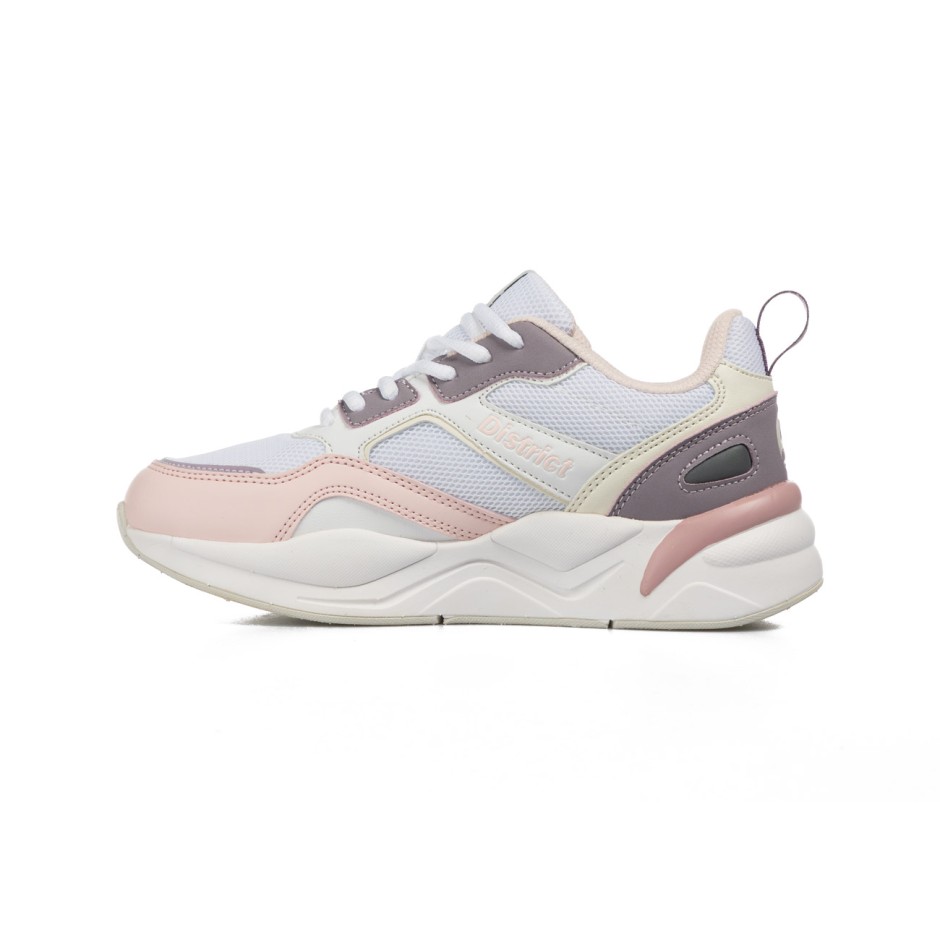 Γυναικεία Sneakers Λευκά - District75 Urban High STP