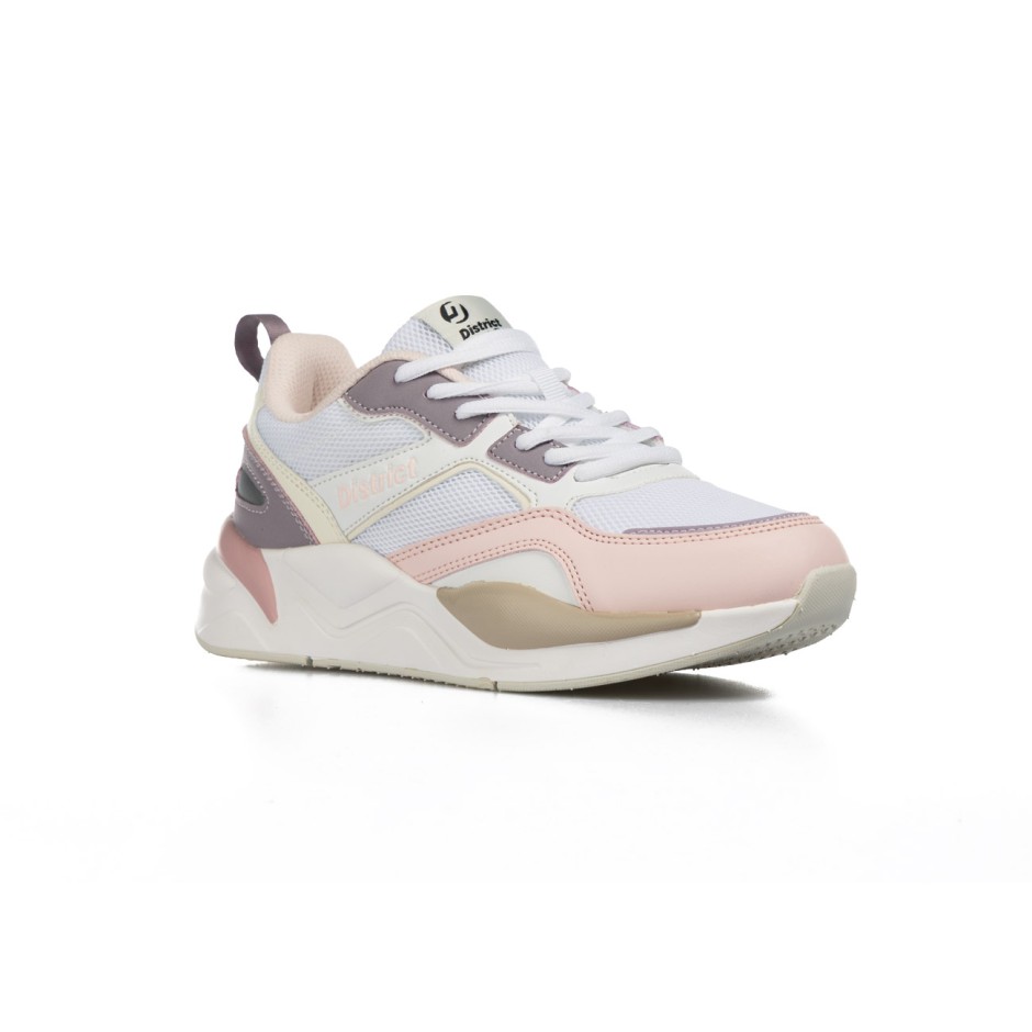 Γυναικεία Sneakers Λευκά - District75 Urban High STP