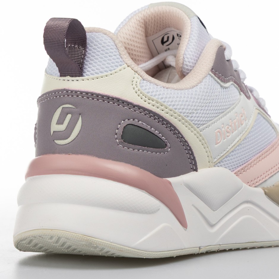 Γυναικεία Sneakers Λευκά - District75 Urban High STP