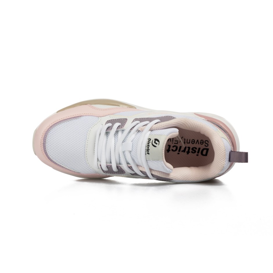 Γυναικεία Sneakers Λευκά - District75 Urban High STP