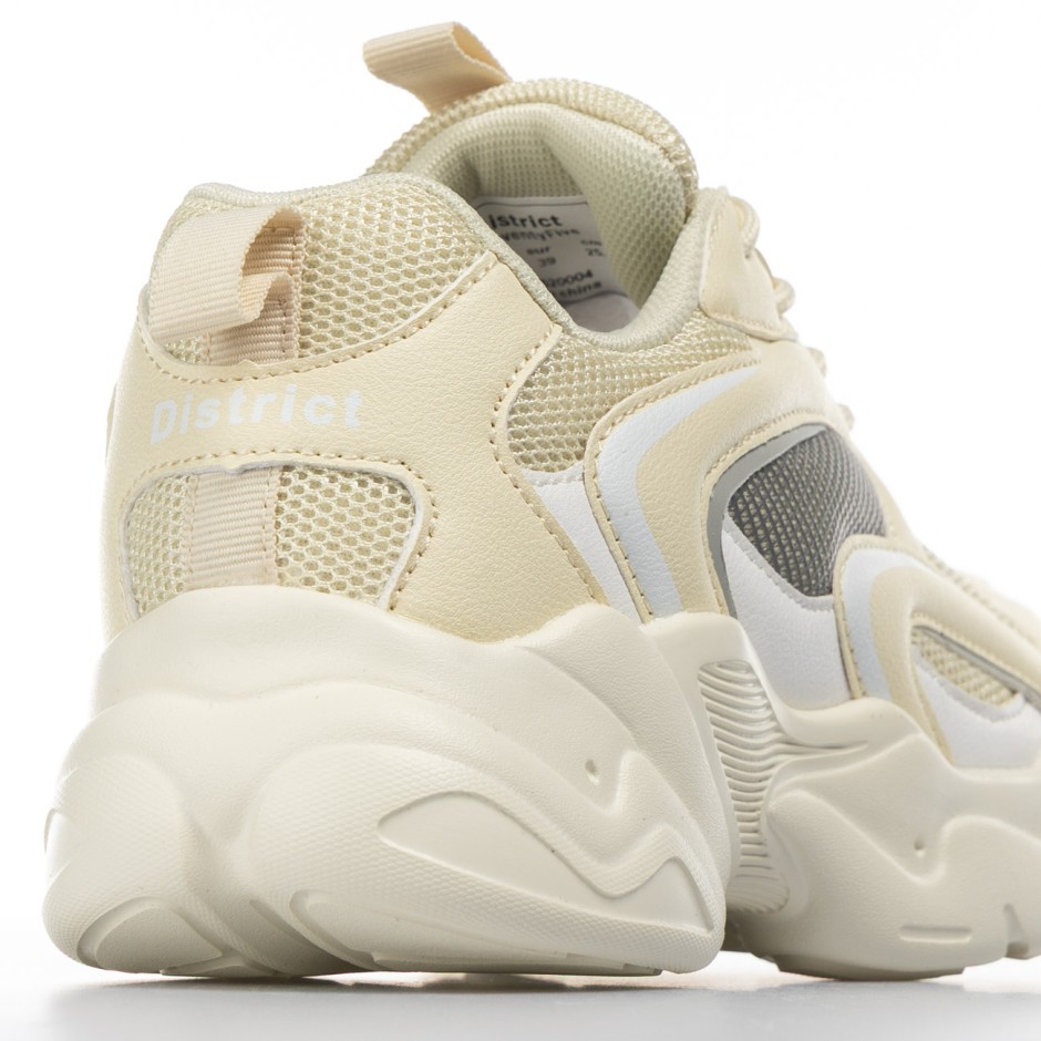 Γυναικεία Sneakers Μπεζ - District75 FSN High STP  