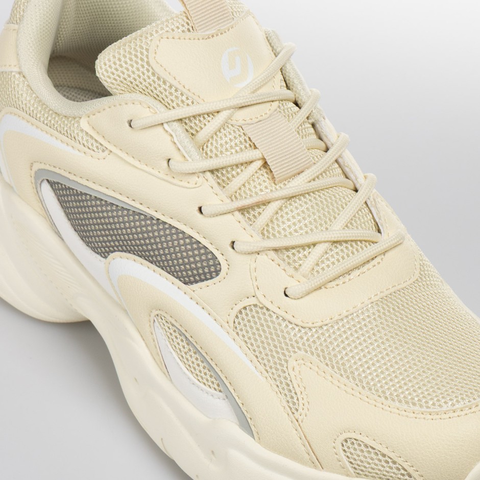 Γυναικεία Sneakers Μπεζ - District75 FSN High STP  