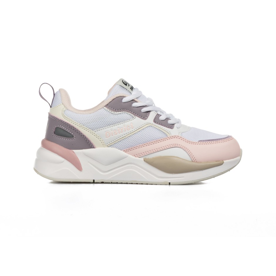 Γυναικεία Sneakers Λευκά - District75 Urban High STP