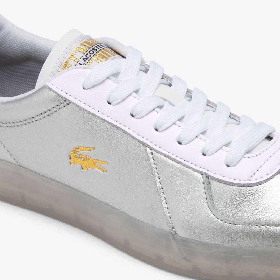 Women's Sneakers Silver - Lacoste Baseshot Pro