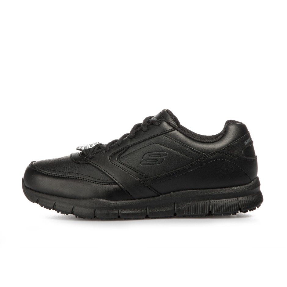 SKECHERS WORK RELAXED FIT: NAMPA - WYOLA SR 77235-BLK Black