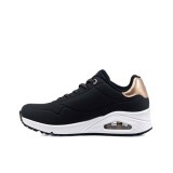 Γυναικεία Sneakers Μαύρα - Skechers Uno Shimmer Away  Εικόνα 0