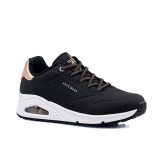 Γυναικεία Sneakers Μαύρα - Skechers Uno Shimmer Away  Εικόνα 1