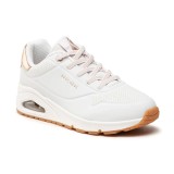 SKECHERS UNO SHIMMER AWAY 155196-WHT White Image 1
