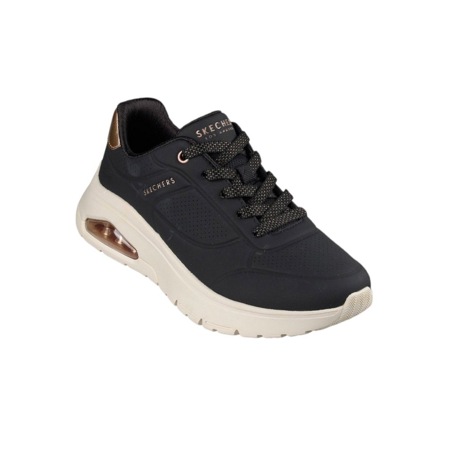 Γυναικεία Sneakers Μαύρα - Skechers Uno Flex-Echo Air