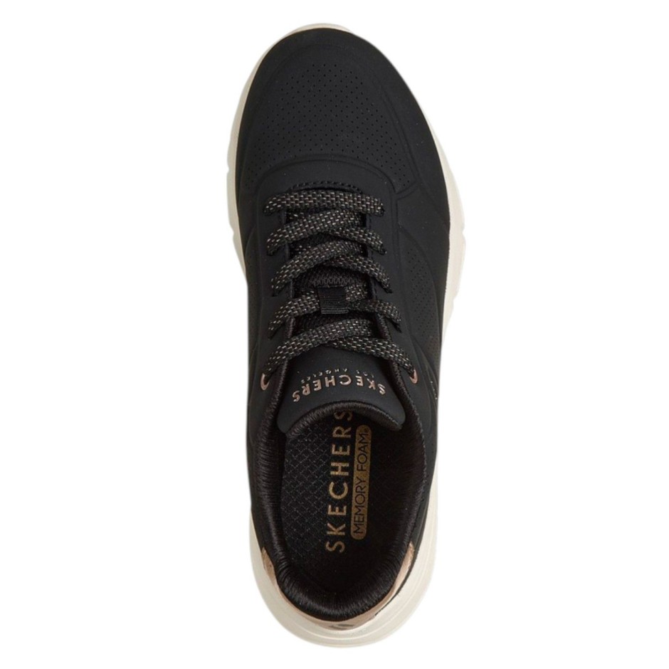 Γυναικεία Sneakers Μαύρα - Skechers Uno Flex-Echo Air