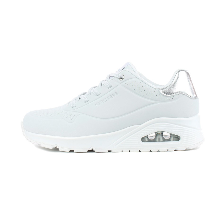 Γυναικεία Sneakers Λευκά - Skechers Uno Shimmer Away