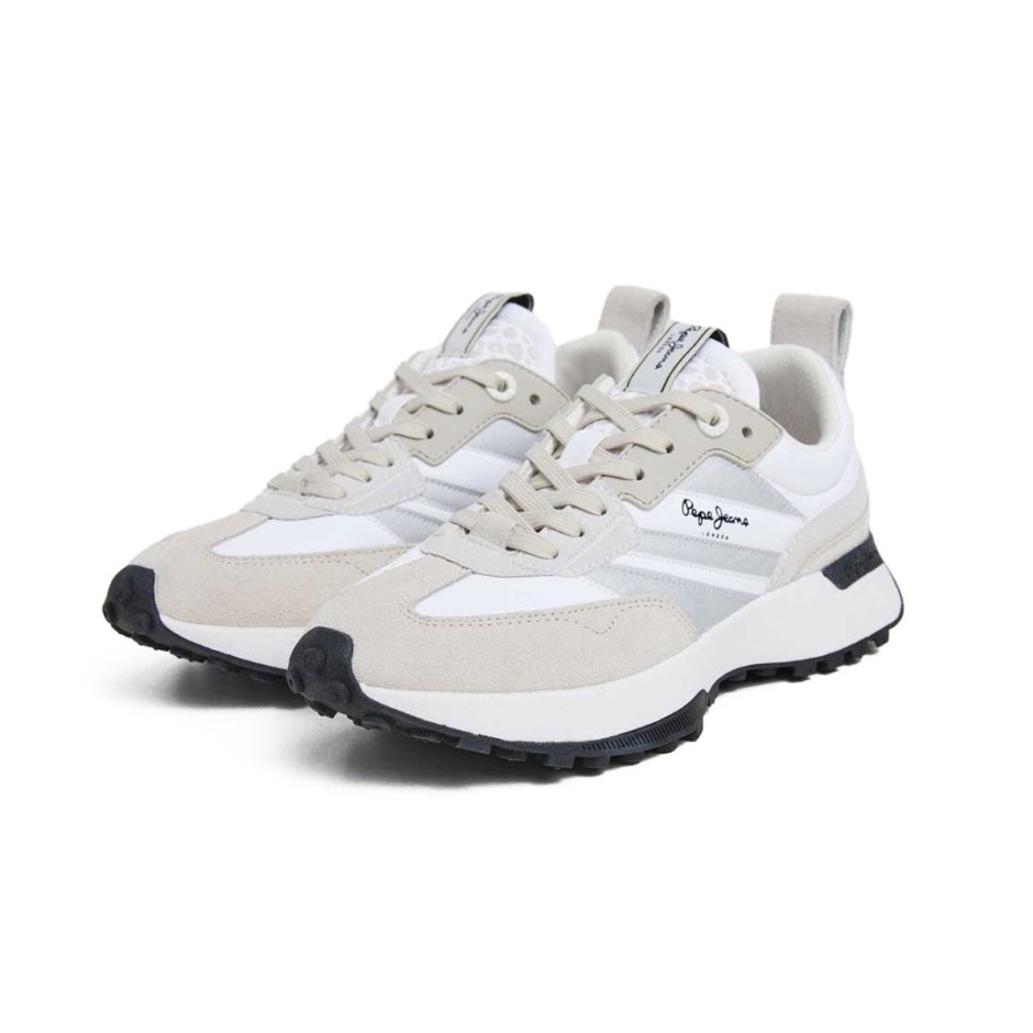 Γυναικεία Sneakers Λευκά - Pepe Jeans Lucky Top