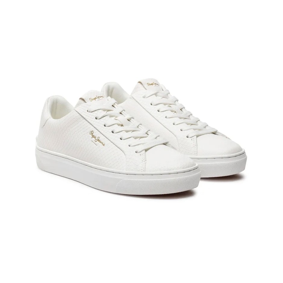 Pepe Jeans LANE ORIGIN - Sneakers basse - mousse white/bianco