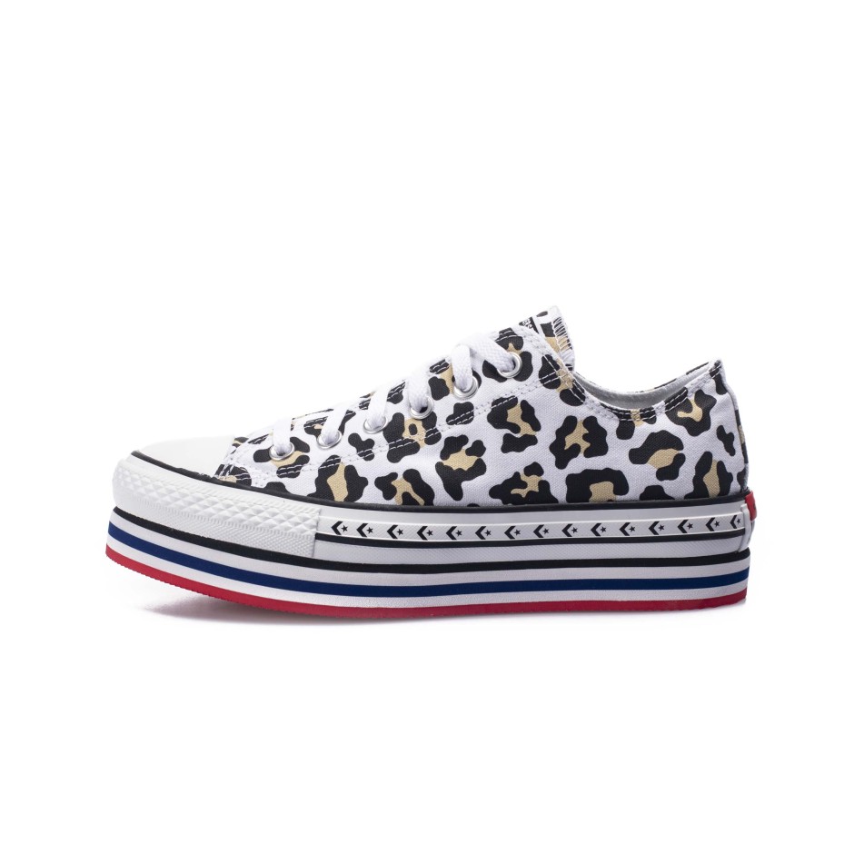Converse LOGO PLAY PLATFORM CHUCK TAYLOR All STAR 566764C Πολύχρωμο