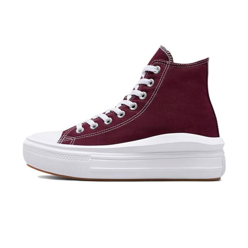 Γυναικεία Παπούτσια CONVERSE CHUCK TAYLOR ALL STAR MOVE CANVAS PLATFORM Μπορντό A02430C 