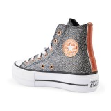 CONVERSE CHUCK TAYLOR ALL STAR LIFT FOREST GLAM A01301C Black